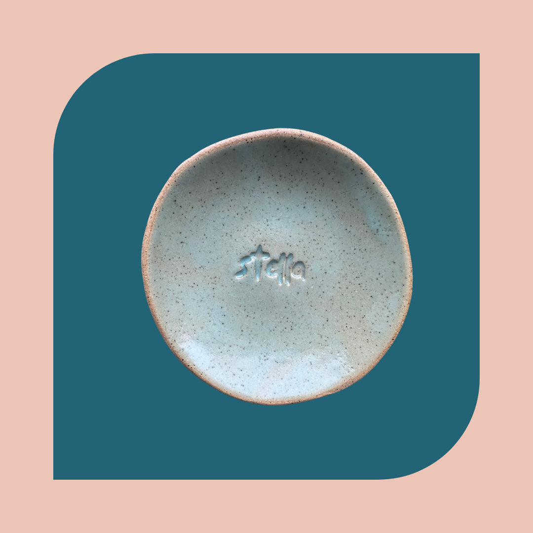 Stamped Clay Plate
