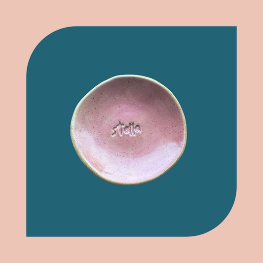 Stamped Clay Plate